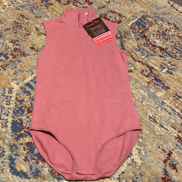 Vintage NWT Mauve Spandex Shapefx Bodysuit - Picture 2 of 4